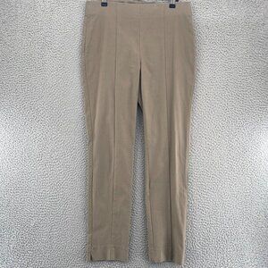 Chicos Pants Womens 0 US 4 Beige So Slimming Ankle Pull On Stretch Legging Work